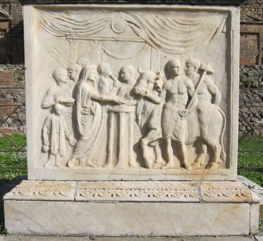 Tempel in Pompeij, Alter des Vespasian, commons.wikimedia.org