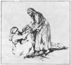 Rembrandt, Heilung der Schwiegermutter des Petrus